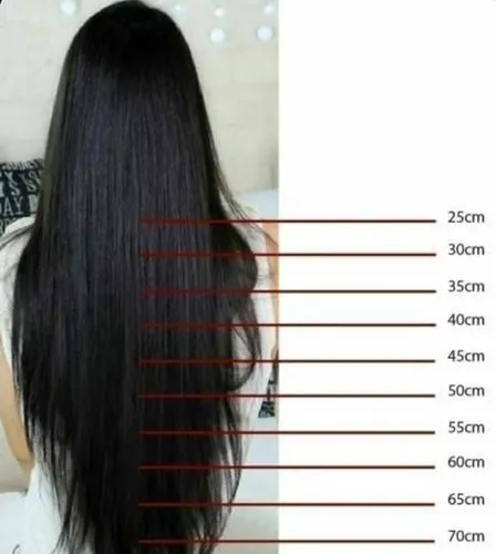 cabelo 55 cm tamanho