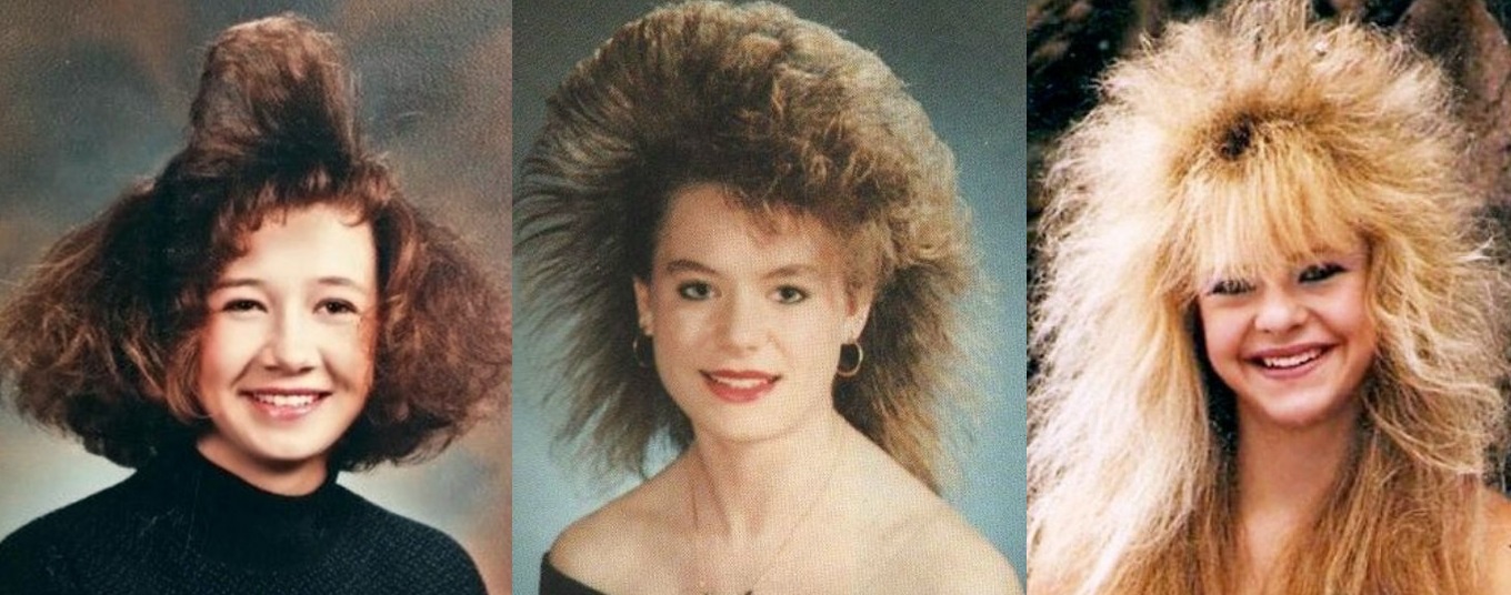cabelo anos 80 feminino