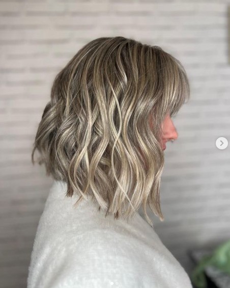 cabelo bob long medio