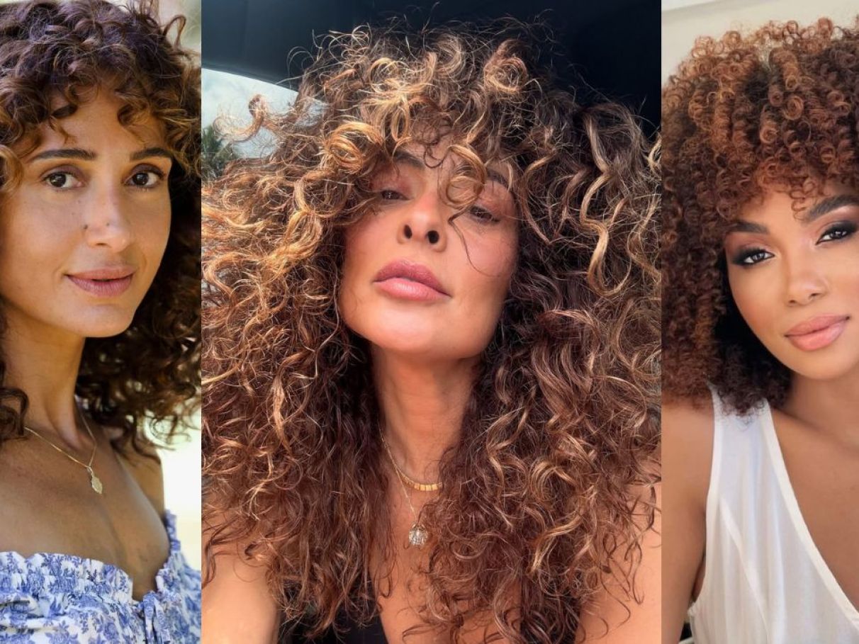 Cabelo Cacheado Com Luzes