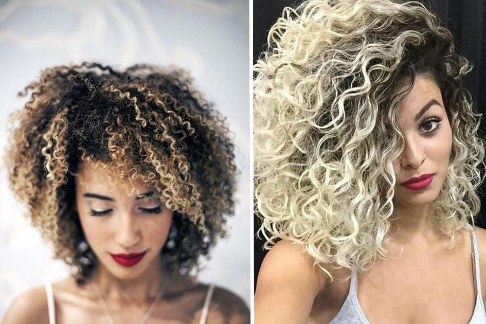 Cabelo Cacheado Com Luzes