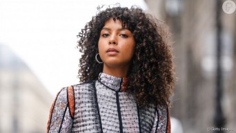 cabelo cacheado longo preto