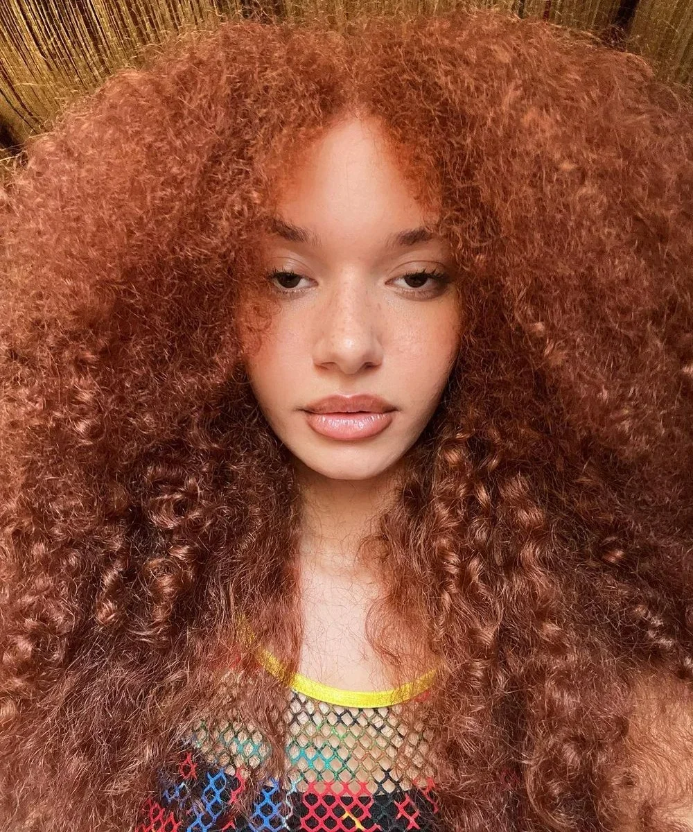cores para cabelo cacheado pintado