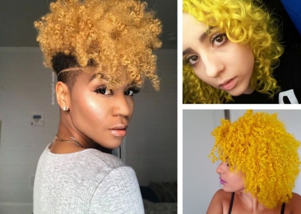 cores para cabelo cacheado pintado
