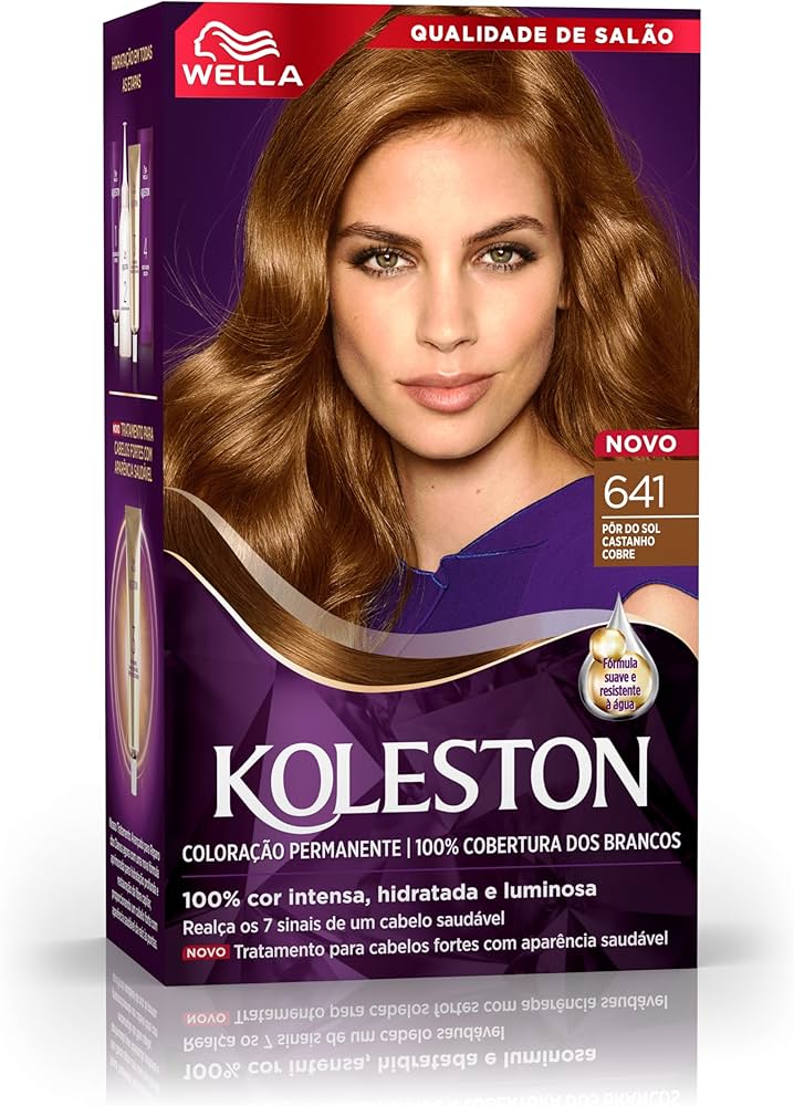 cabelo castanho acobreado