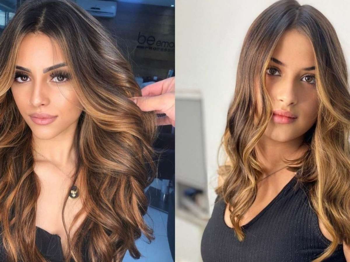 cabelo castanho loiro