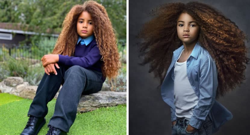 cabelo comprido menino