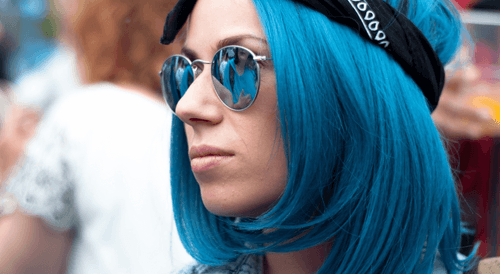 Estilos de Cortes que Combinam com Cabelo Azul Bebê