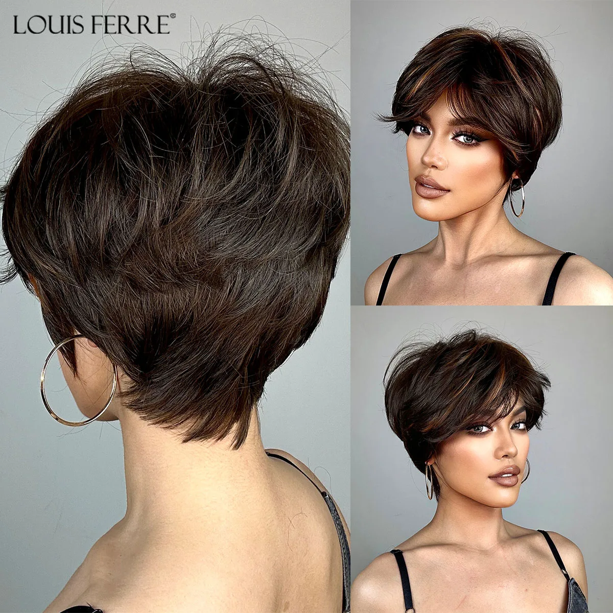 cabelo curto com luzes para pele morena
