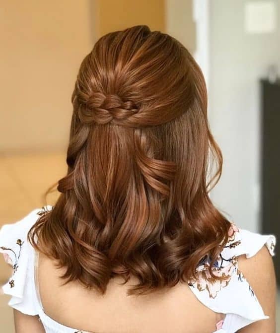 cabelo curto penteado madrinha