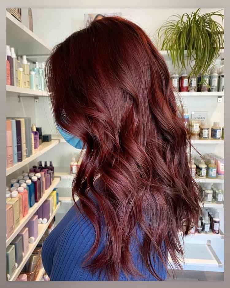 cabelo dark cherry