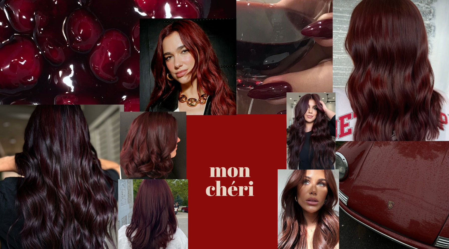 cabelo dark cherry