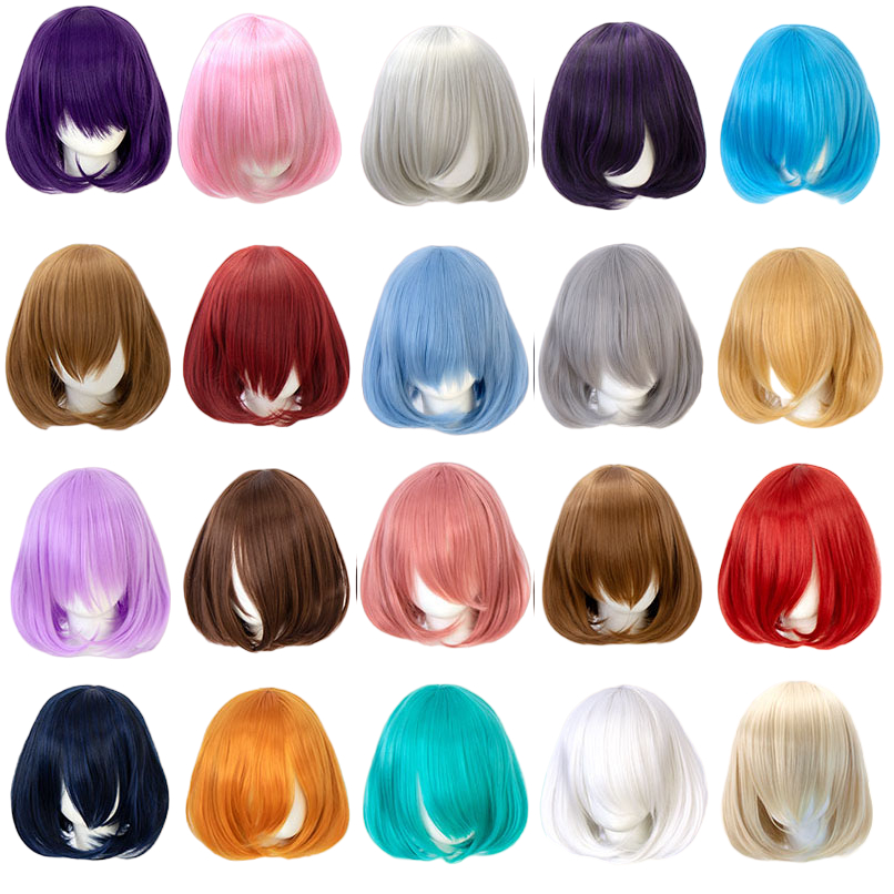 cabelo anime feminino cores