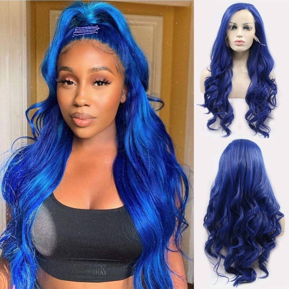 cabelo feminino azul