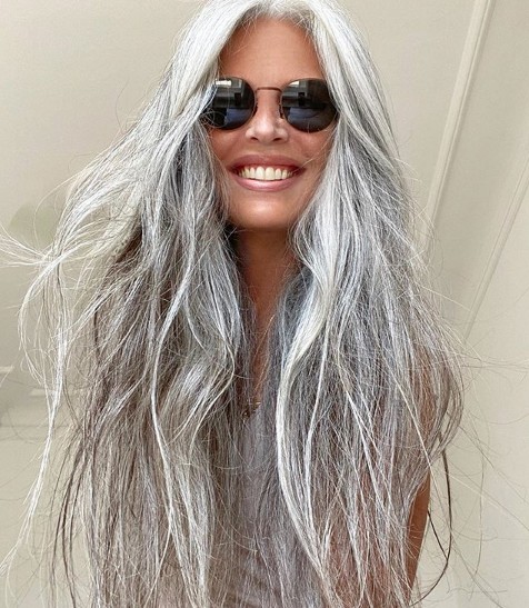 cabelo feminino branco