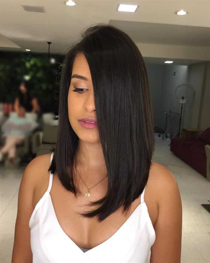 cabelo feminino medio liso