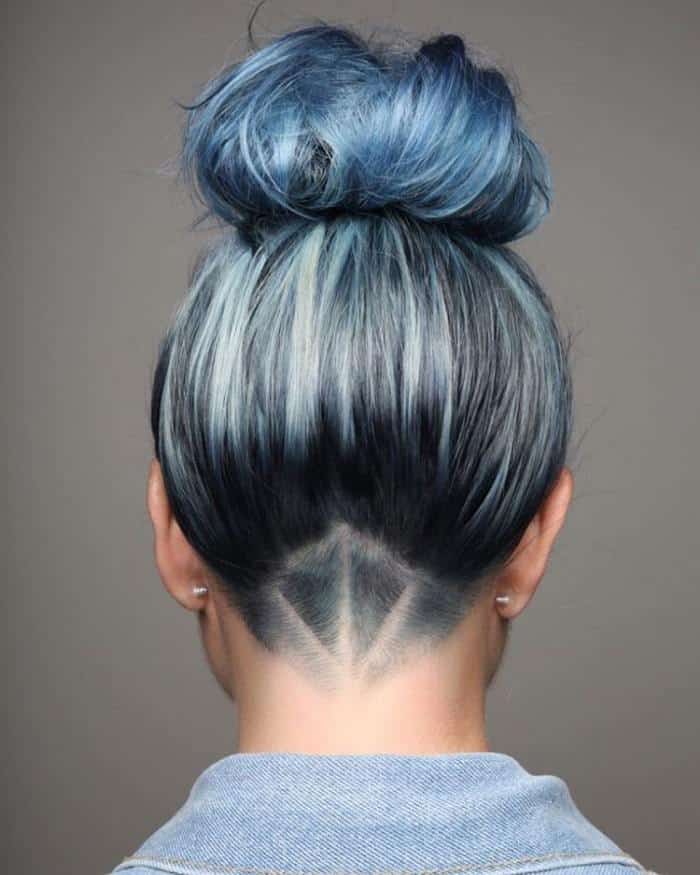 cabelo feminino undercut