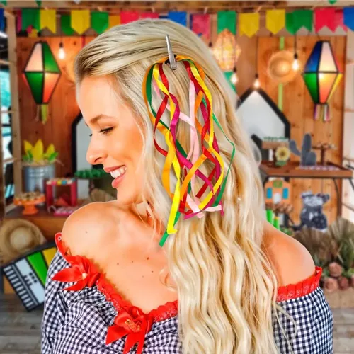 acessórios de cabelo junino