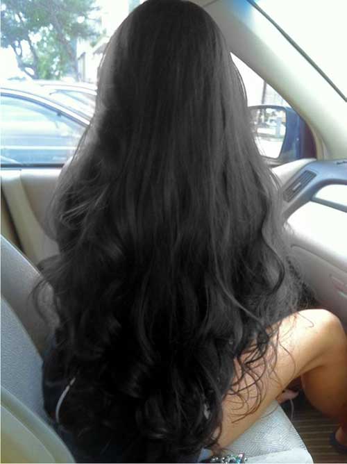cabelo grande preto tumblr