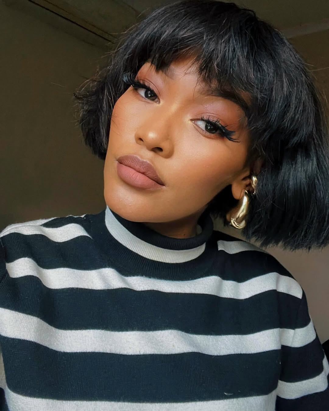 corte pixie liso curto