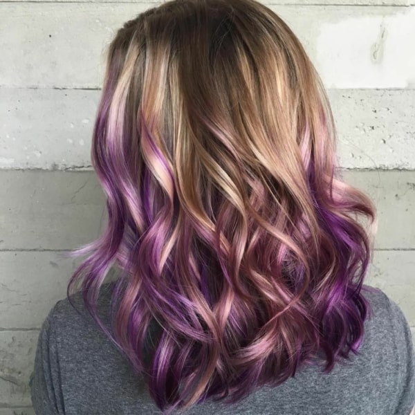 Guia completo de tintas fantasia para cabelo roxo