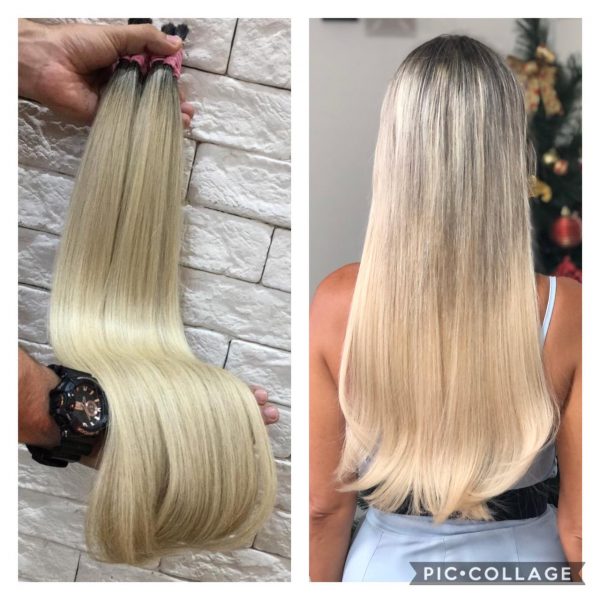 Cabelo loiro de 60cm preço
