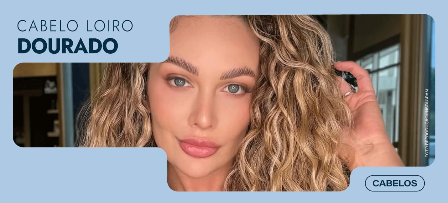 cabelo loiro dourado