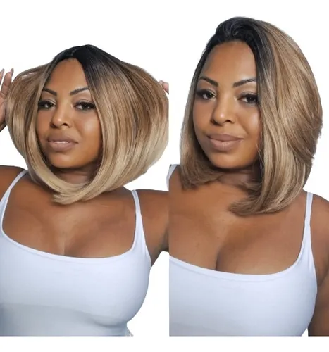 cabelo long bob loiro