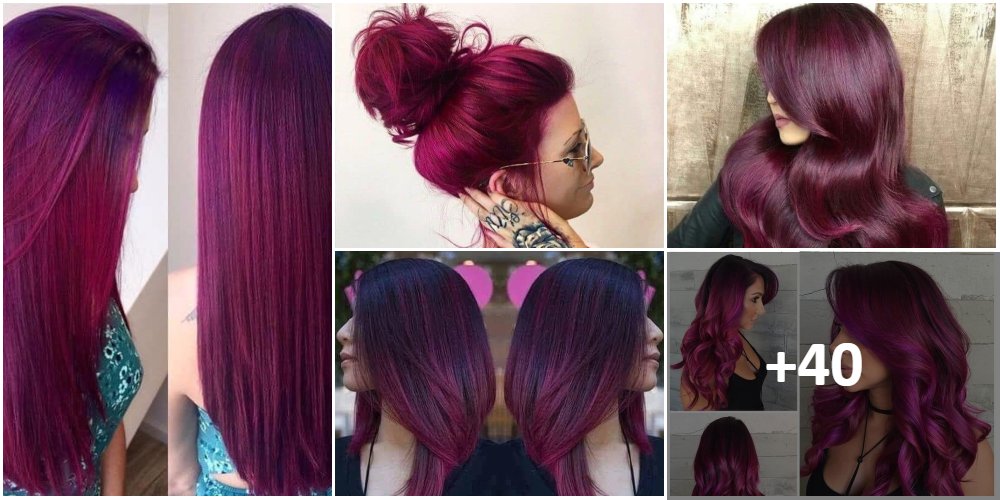 cabelo magenta