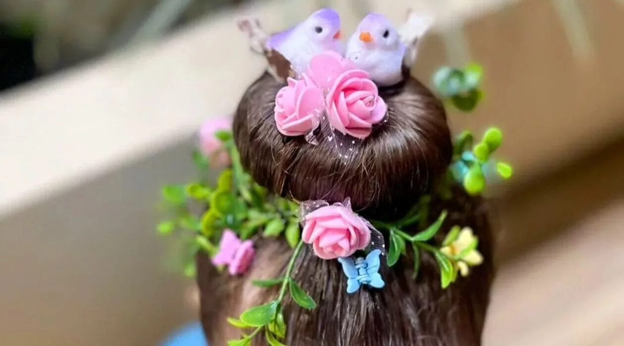 cabelo maluco feminino infantil