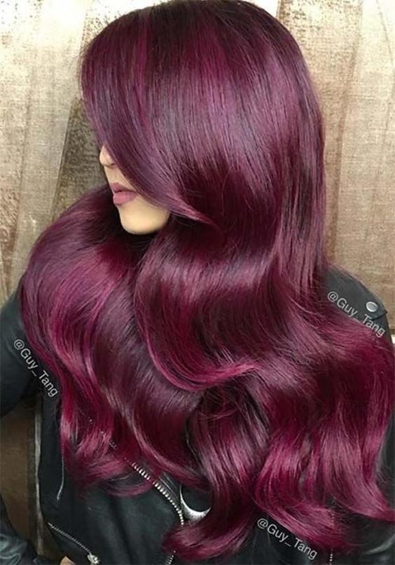 cabelo marsala