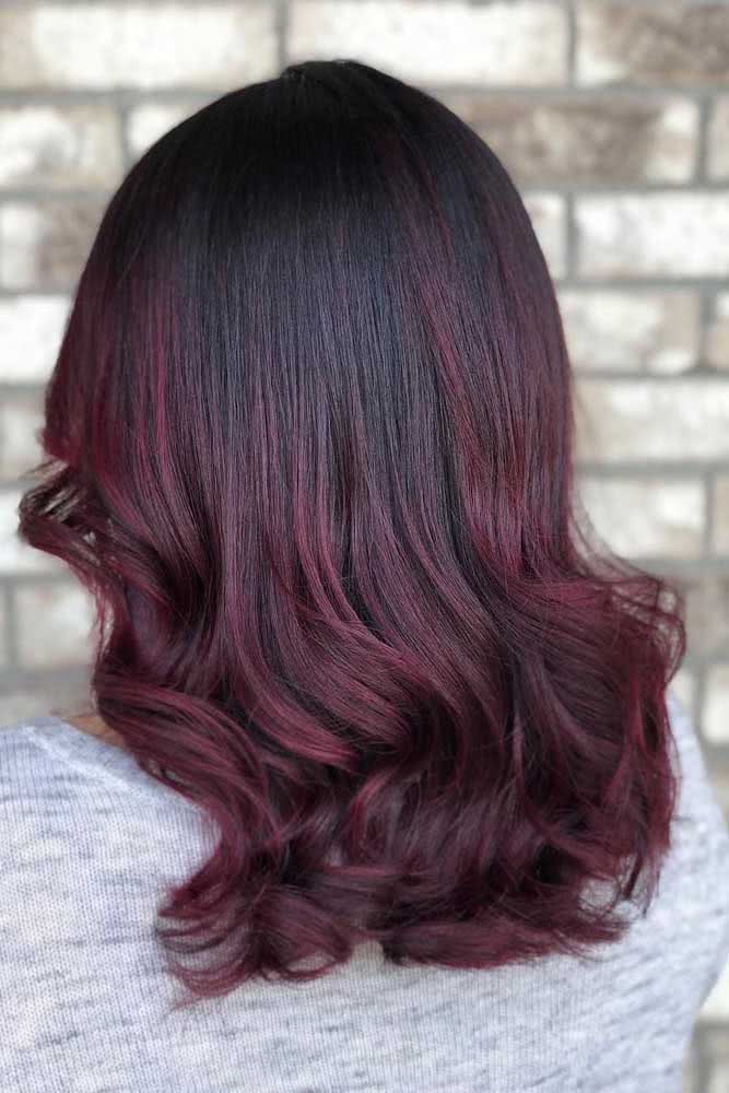cabelo marsala