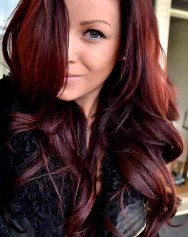Cabelo marsala antes e depois