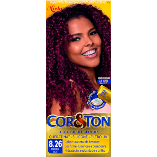 Cabelo marsala natural