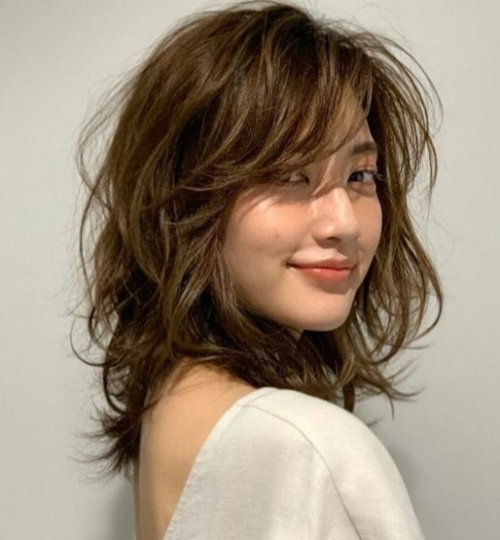 corte de cabelo médio