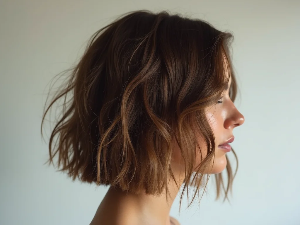 cabelo no ombro repicado de costas