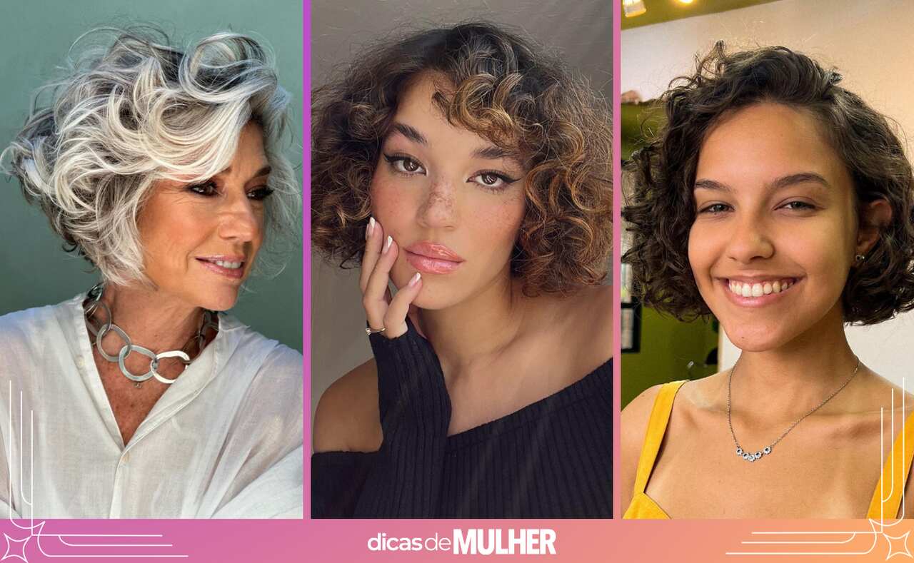 melhores cortes de cabelo ondulado curto para inspirar