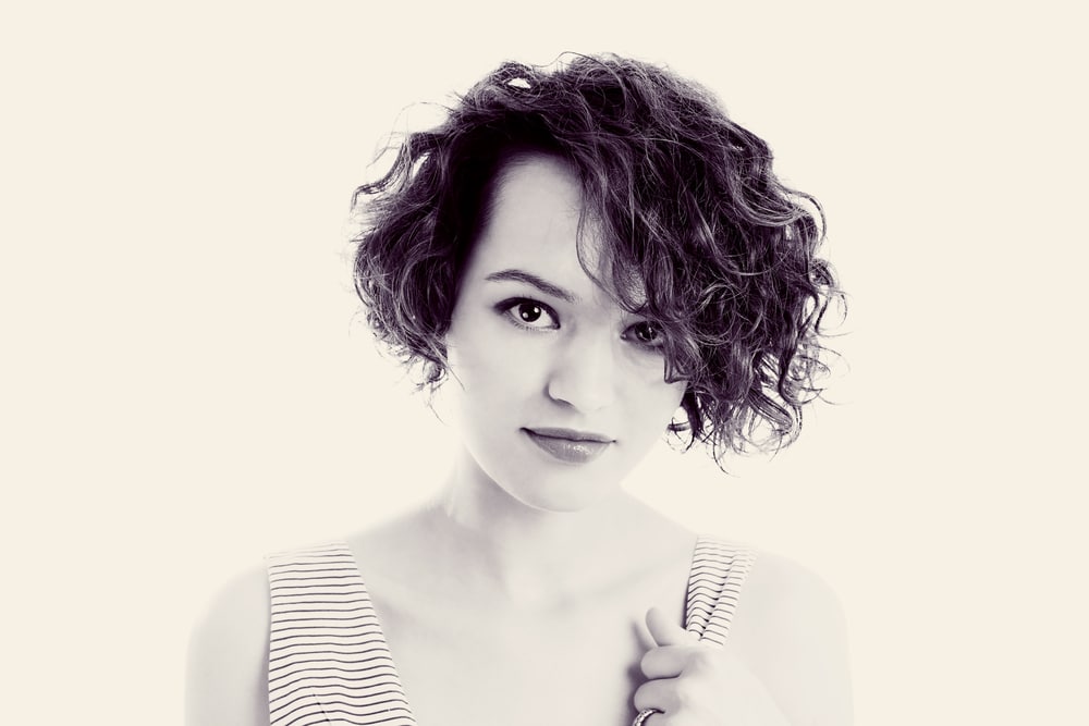 cabelo ondulado natural curto