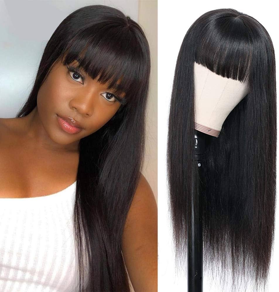 cabelo preto com franja