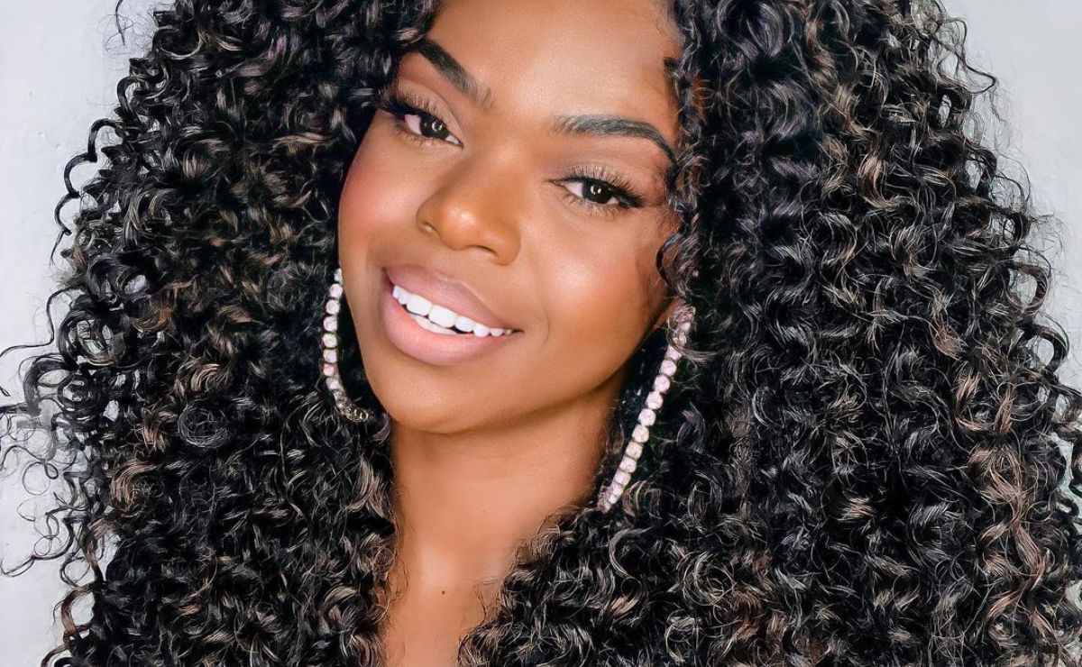 cabelo sintético cacheado