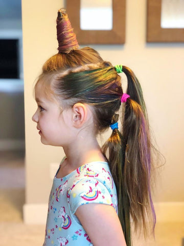 Acessórios Mágicos: Transforme o Cabelo da Sua Filha em Unicórnio sem Usar Tinta