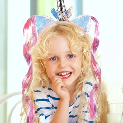 Acessórios Mágicos: Transforme o Cabelo da Sua Filha em Unicórnio sem Usar Tinta
