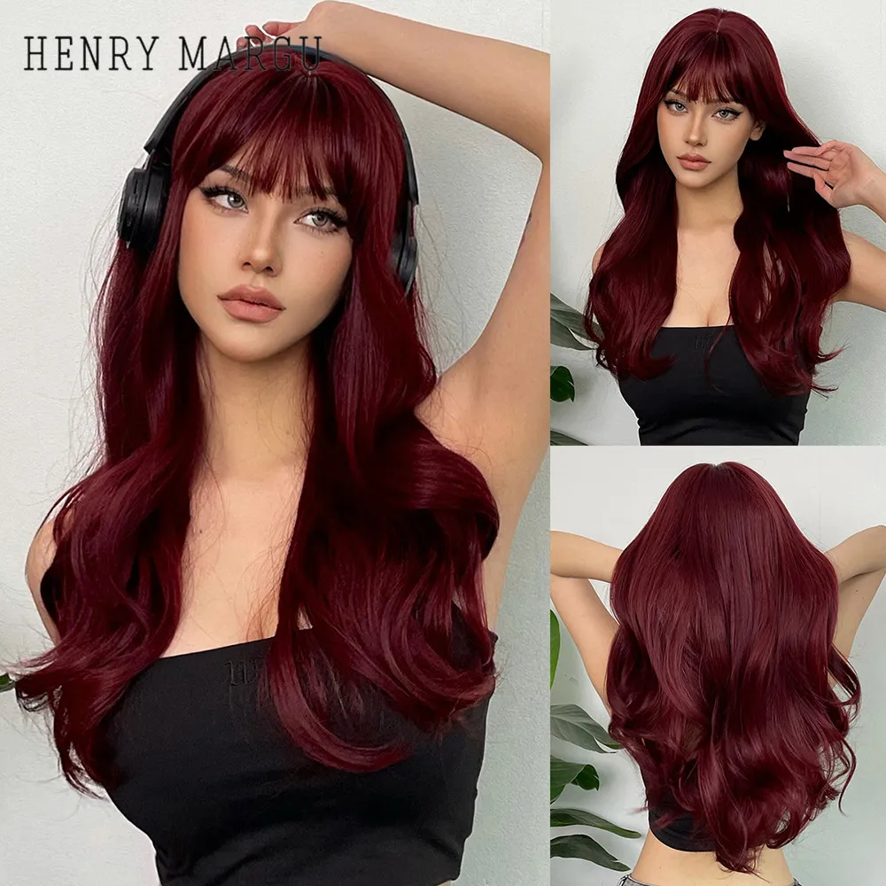 cabelo vermelho escuro