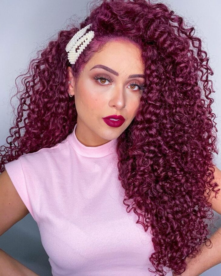 cabelo vermelho escuro vs borgonha