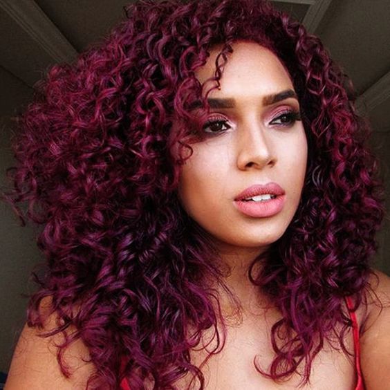 cabelo vinho marsala