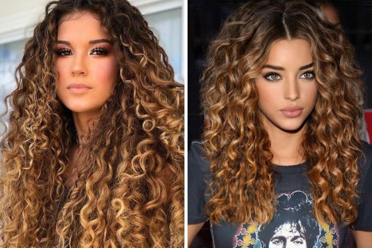 cabelos com cor de mel