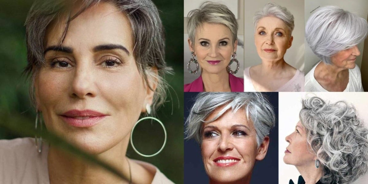 Guia completo de cuidados para cabelos grisalhos curtos