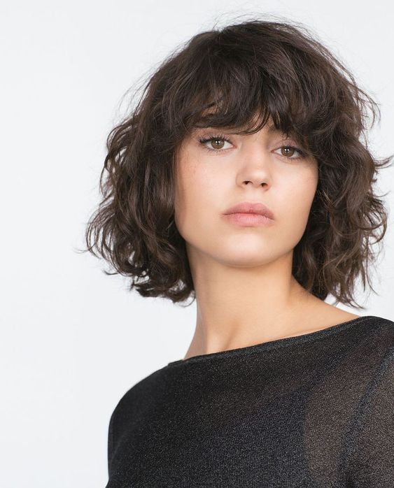 volume cabelo curto ondulado