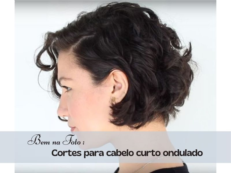 wolf cut cabelo curto ondulado