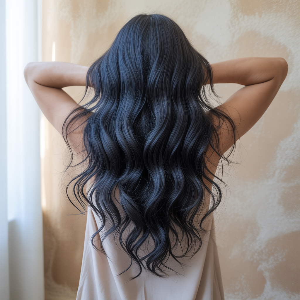 cabelos lisos longos